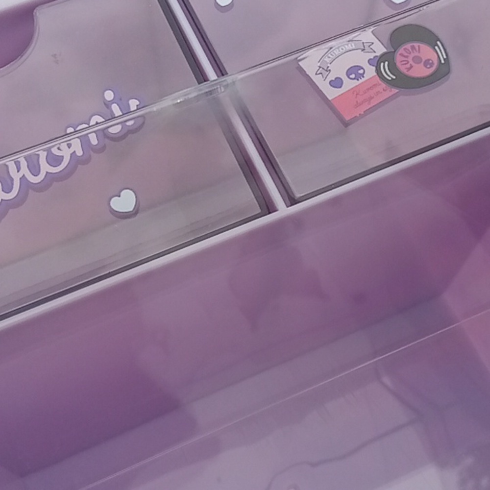 Miniso Sanrio Purple Organizer Box - Picture 16 of 16